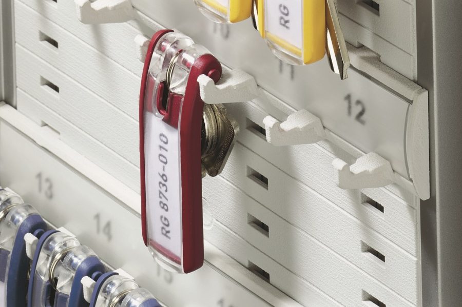 Menovky na kľúče DURABLE KEY CLIP červené 6ks - Image 3