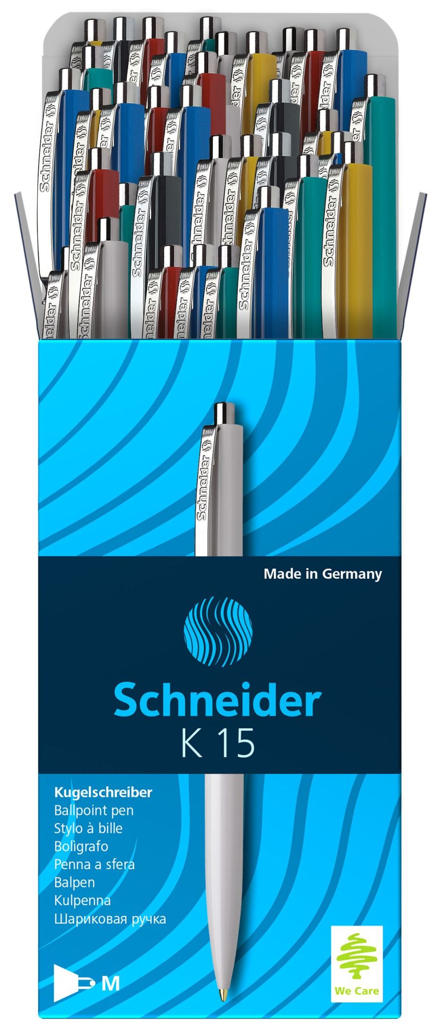 Guľôčkové pero Schneider K15 mix farieb 50ks plastové - Image 2