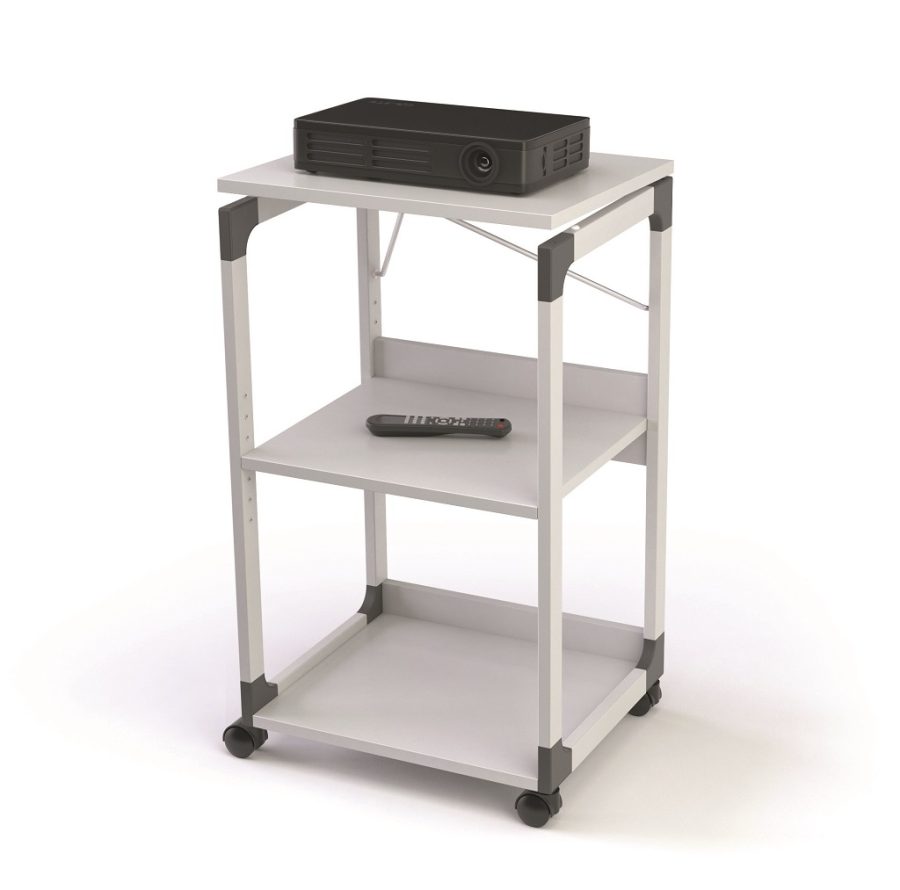 Projekčný pojazdný vozík DURABLE SYSTEM sivý - Image 8