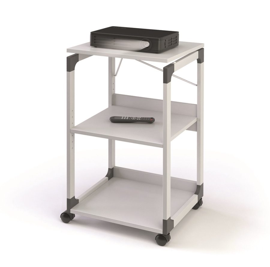 Projekčný pojazdný vozík DURABLE SYSTEM sivý - Image 9