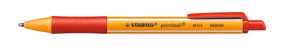 Guľôčkové pero STABILO pointball červené - Image 6