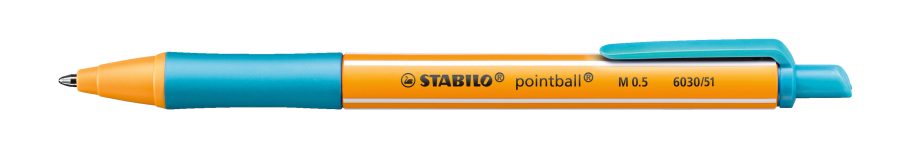 Guľôčkové pero STABILO pointball tyrkysové - Image 6