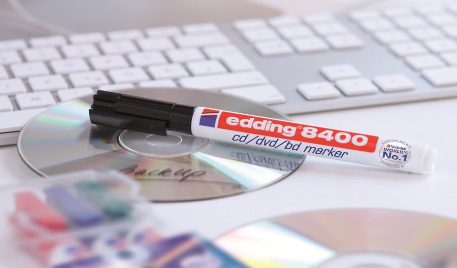 Popisovač na CD/DVD/BD edding 8400 čierny - Image 3