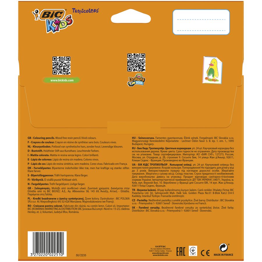 Farbičky BIC Tropicolors 24ks - Image 2