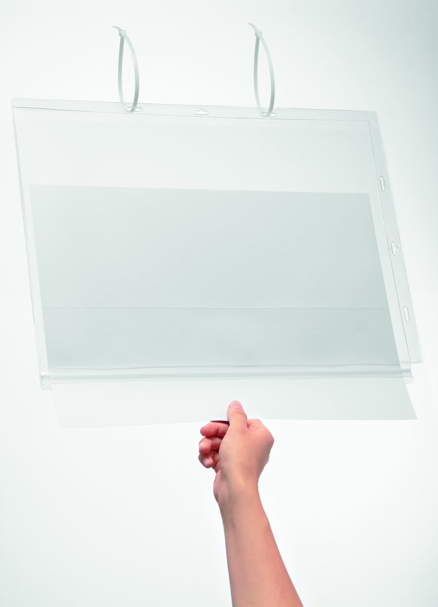 Vodeodolné vrecko s úchytkami Durable A3 5 ks - Image 2
