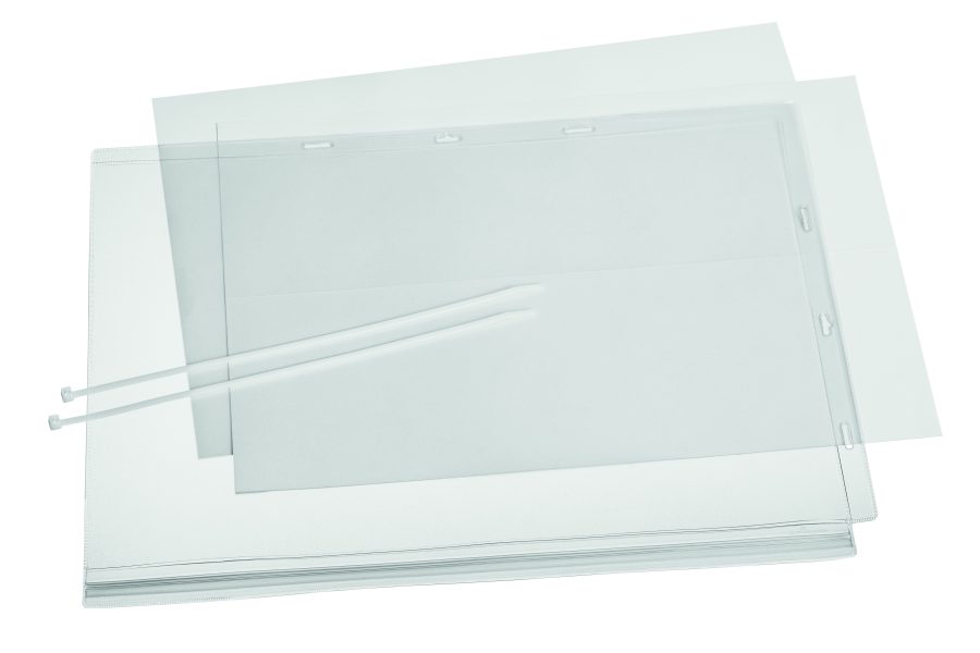 Vodeodolné vrecko s úchytkami Durable A3 5 ks - Image 3