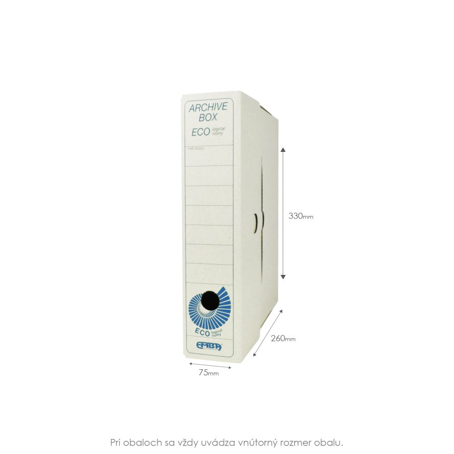 Archívny box EMBA TYP I/75/ECO modrý - Image 8