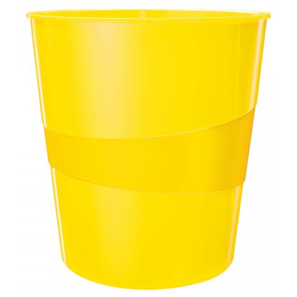 Kôš plastový Leitz WOW 15 ℓ žltý