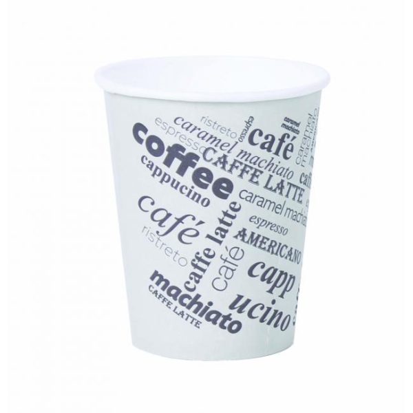 Papierový pohár 280ml `M` 0,2l Coffee to go s motívom 50ks