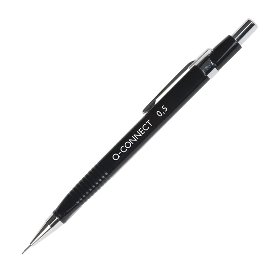 Mikroceruzka Q-CONNECT s kovovým mechanizmom 0,5mm čierna - Image 2