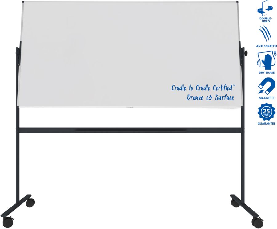 Rotačná tabuľa UNITE PLUS 100x200 cm s PODSTAVCOM - Image 2