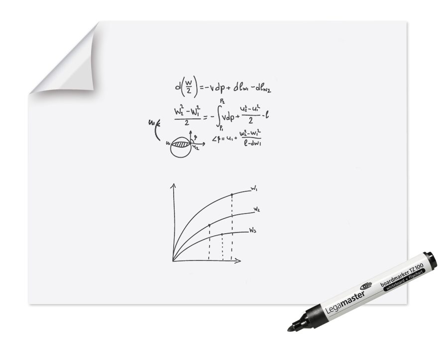Rolka fólie Whiteboard 15 listov 90x120 cm - Image 2