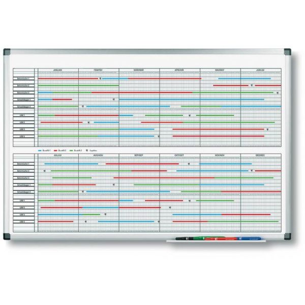 Plánovacia tabuľa PREMIUM na dlhodobé projekty 60x90 cm
