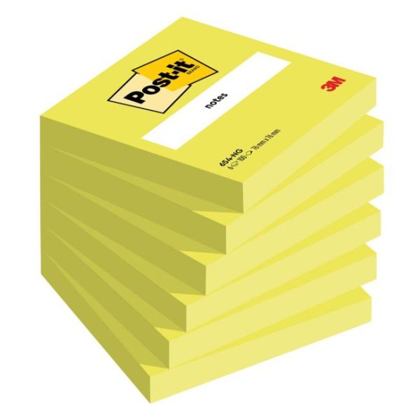 Samolepiaci bloček Post-it 76x76 zelený 6 x 100 lístkov