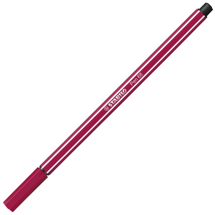 Popisovač STABILO Pen 68 tmavočervený - Image 2
