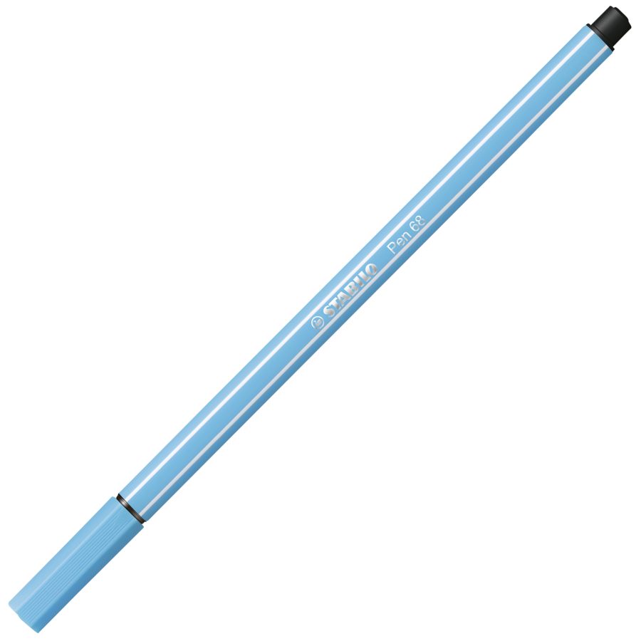 Popisovač STABILO Pen 68 azúrovo modrý - Image 2