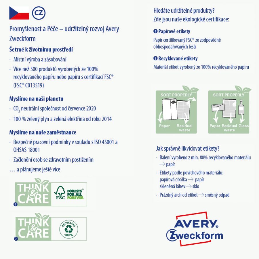 Etikety polyesterové veľmi odolné 210x297mm Avery A4 žlté 20 hárkov - Image 9