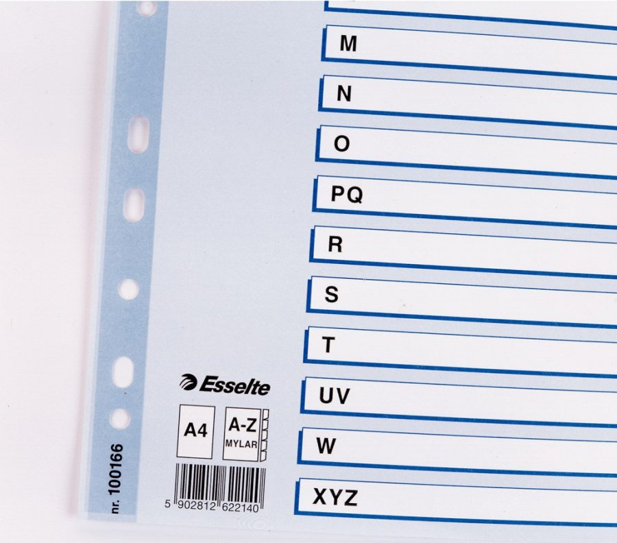 Kartónový rozraďovač Esselte Mylar A-Z - Image 3