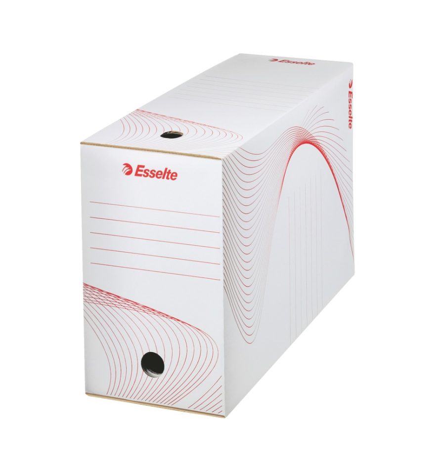Archívny box Esselte 150mm biely/červený - Image 2