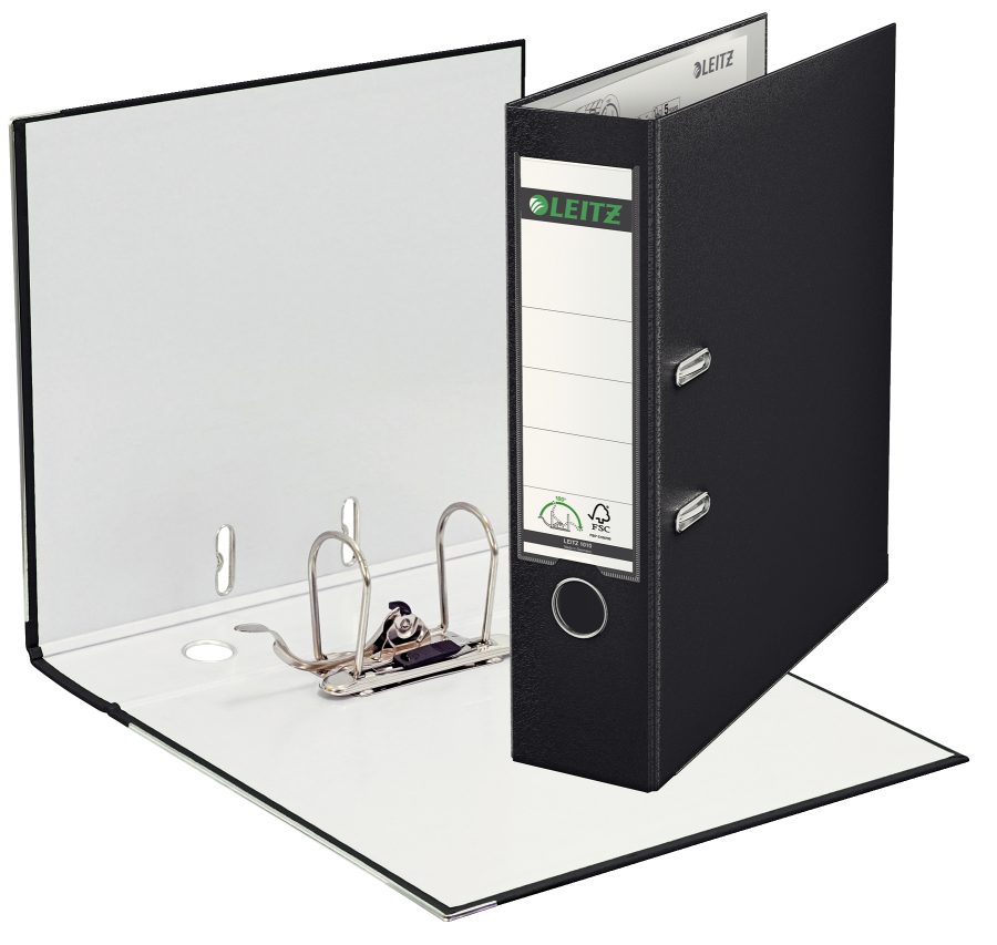 Zakladač pákový Leitz 180° 8cm čierny - Image 2