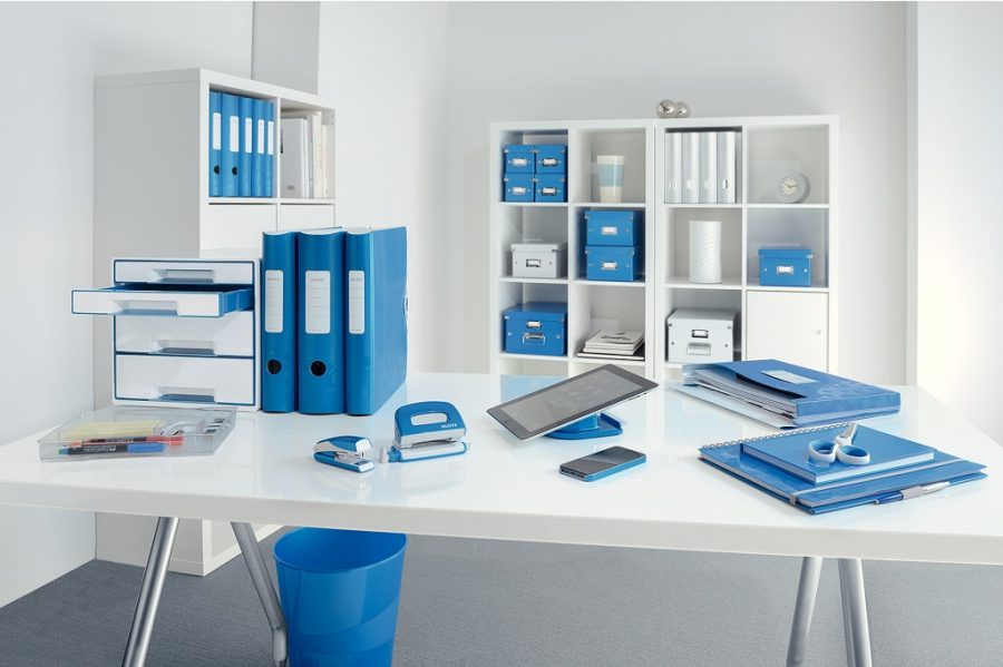 Kôš plastový Leitz WOW 15 ℓ modrý - Image 3