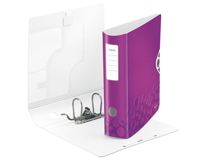Zakladač pákový Leitz 180° Active WOW 8,2cm purpurový - Image 3
