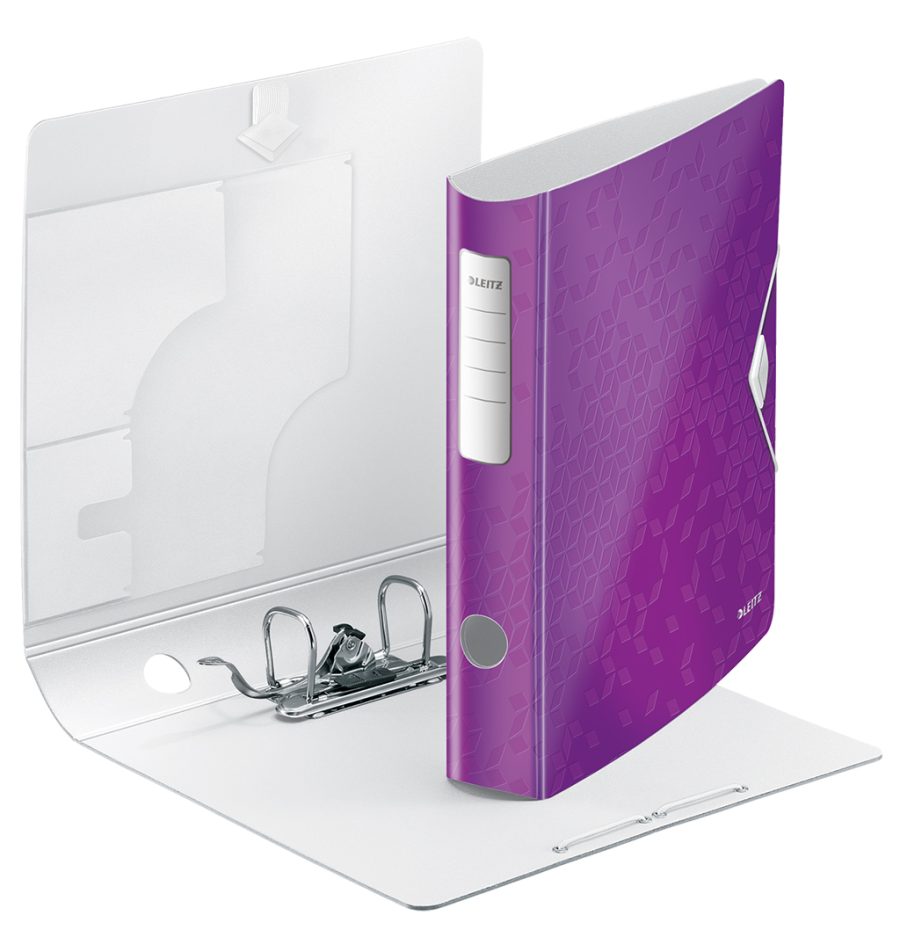 Zakladač pákový Leitz 180° Active WOW 6,5cm purpurový - Image 4