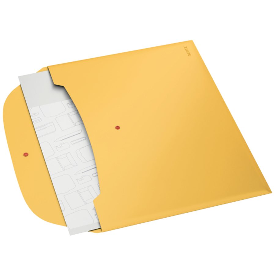 Plastový obal A4 s cvočkom Leitz Cosy teplá žltá 3 ks - Image 5