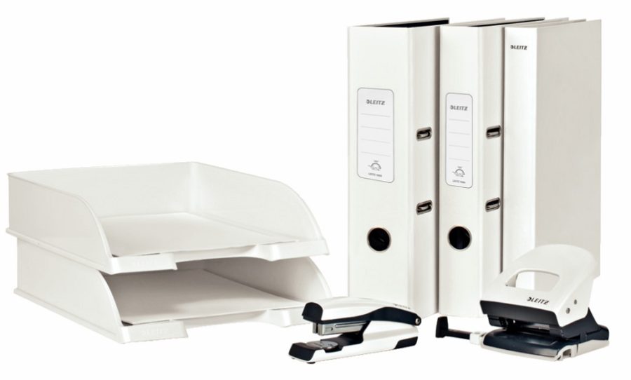 Zakladač pákový Leitz 180° WOW 5cm perleťovo biely - Image 3