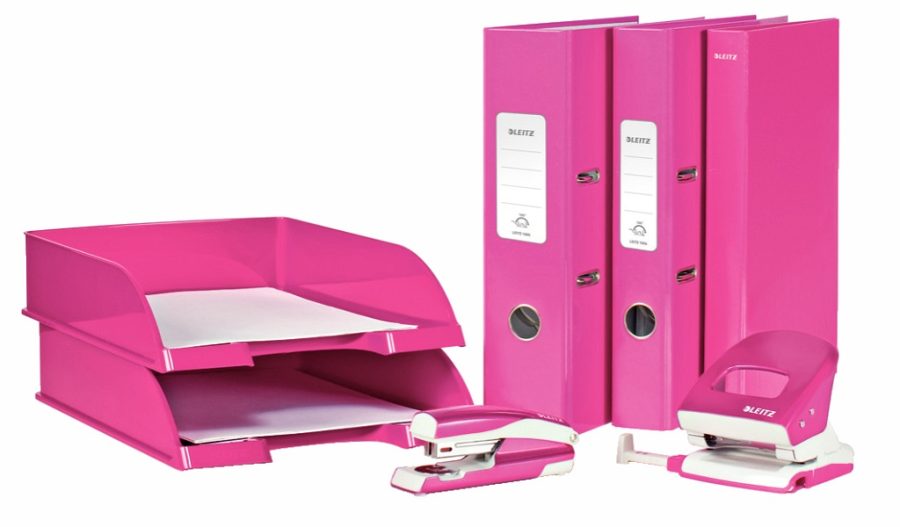 Zakladač pákový Leitz 180° Active WOW 6,5cm ružový - Image 4