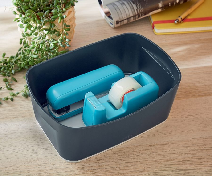 Stolný box Leitz MyBox Cosy zamatový sivý - Image 3