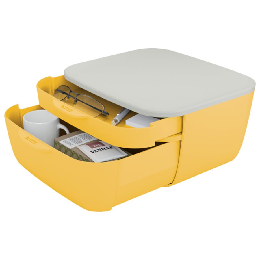 Zásuvkový box Leitz Cosy teplý žltý - Image 7