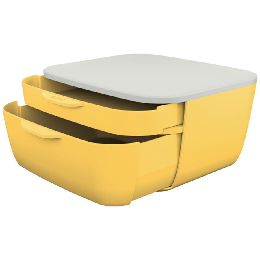 Zásuvkový box Leitz Cosy teplý žltý - Image 3
