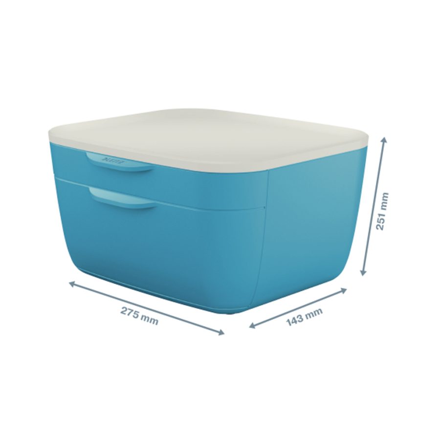 Zásuvkový box Leitz Cosy kľudný modrý - Image 4