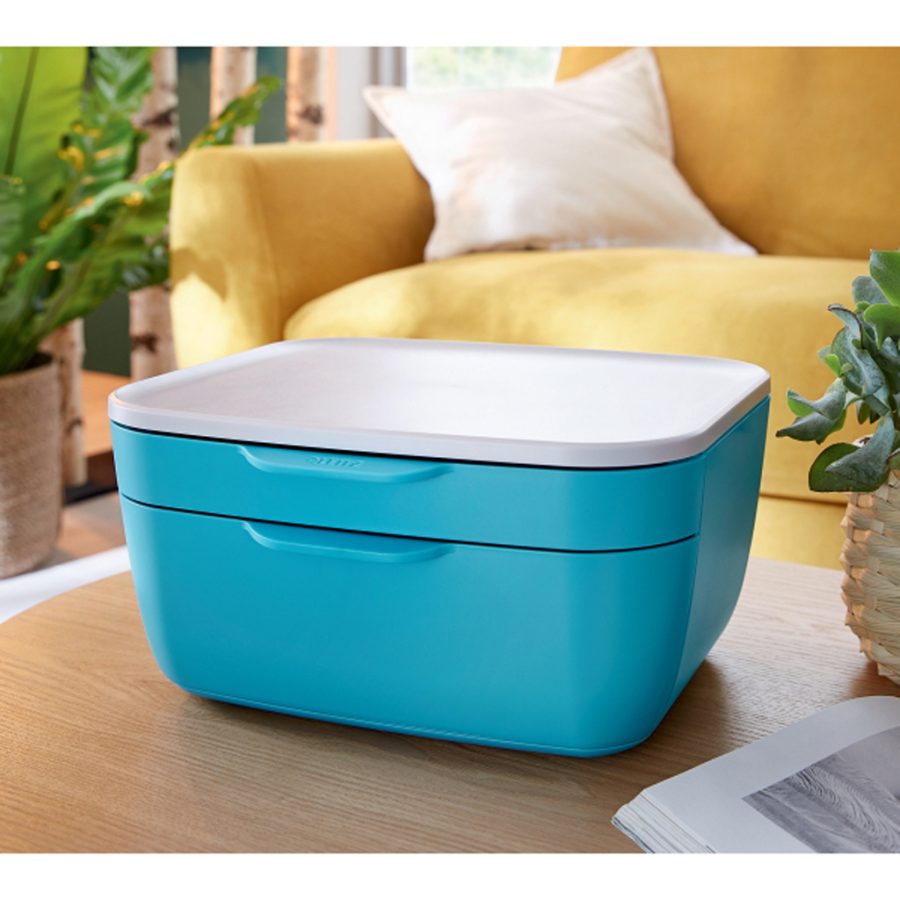 Zásuvkový box Leitz Cosy kľudný modrý - Image 5