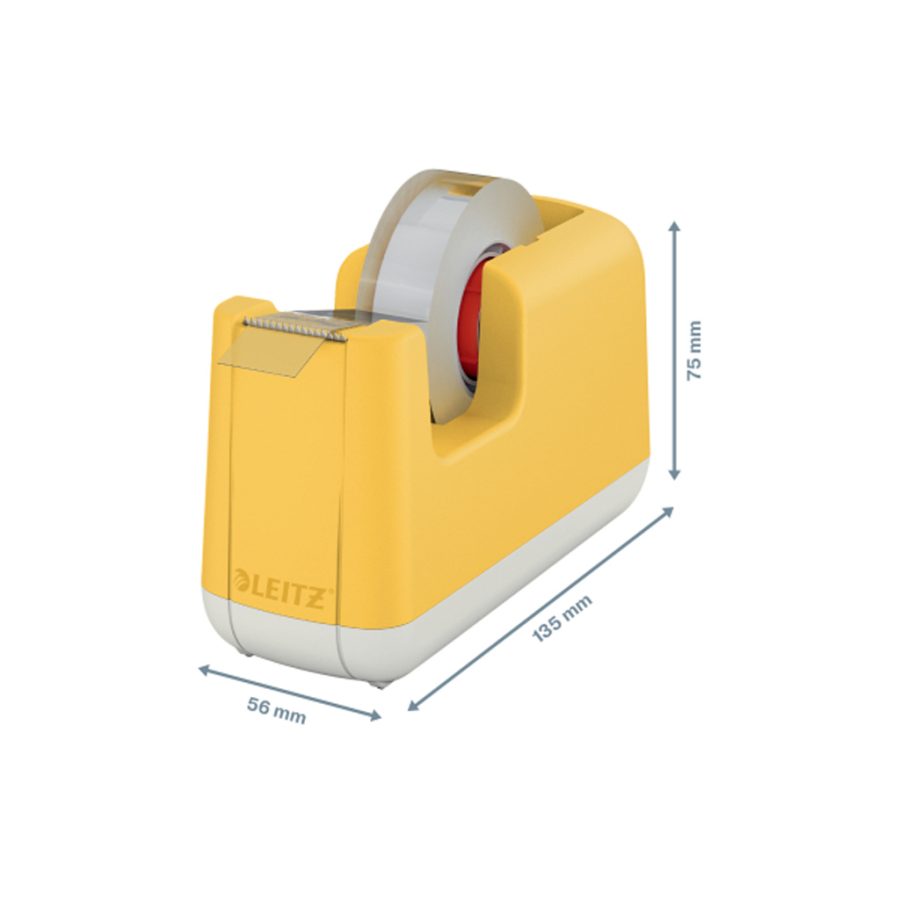 Dispenzor na lepiace pásky Leitz Cosy teplý žltý - Image 3