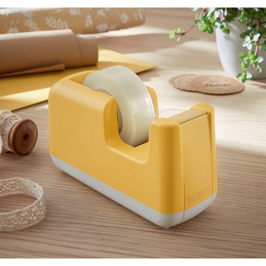 Dispenzor na lepiace pásky Leitz Cosy teplý žltý - Image 2