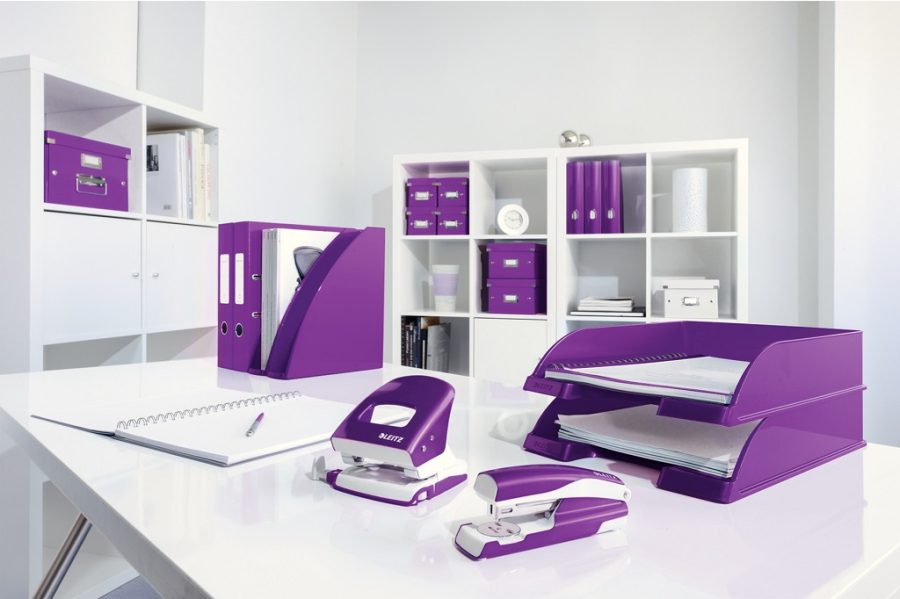 Odkladač Leitz WOW metalický purpurový - Image 2