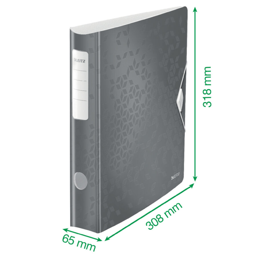 Zakladač pákový Leitz 180° Active WOW 6,5 cm červený - Image 8