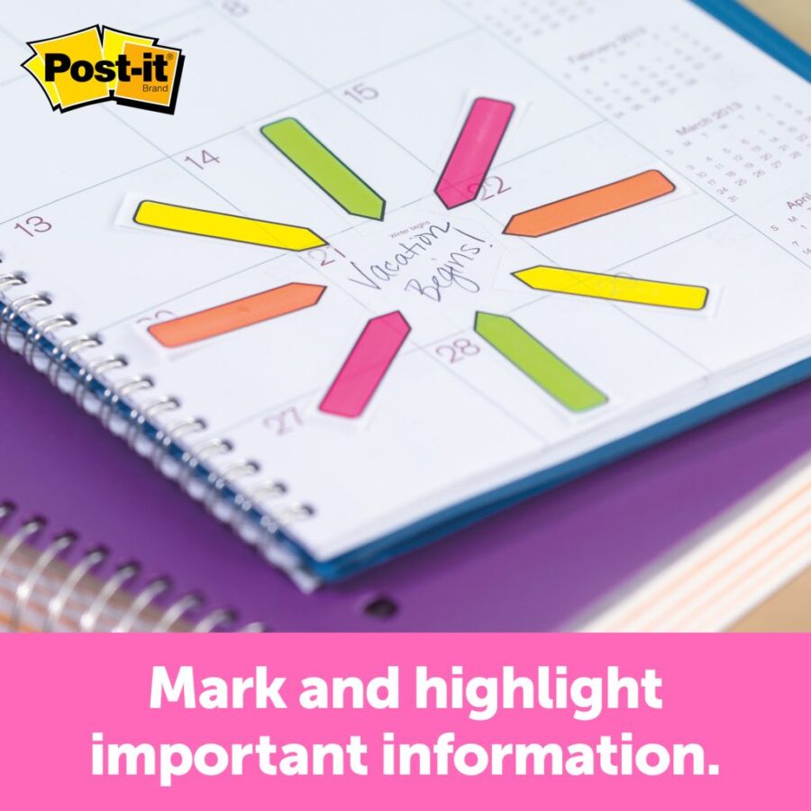 Post-it index šípky neónové, 11,9 x 43,1 mm - Image 2