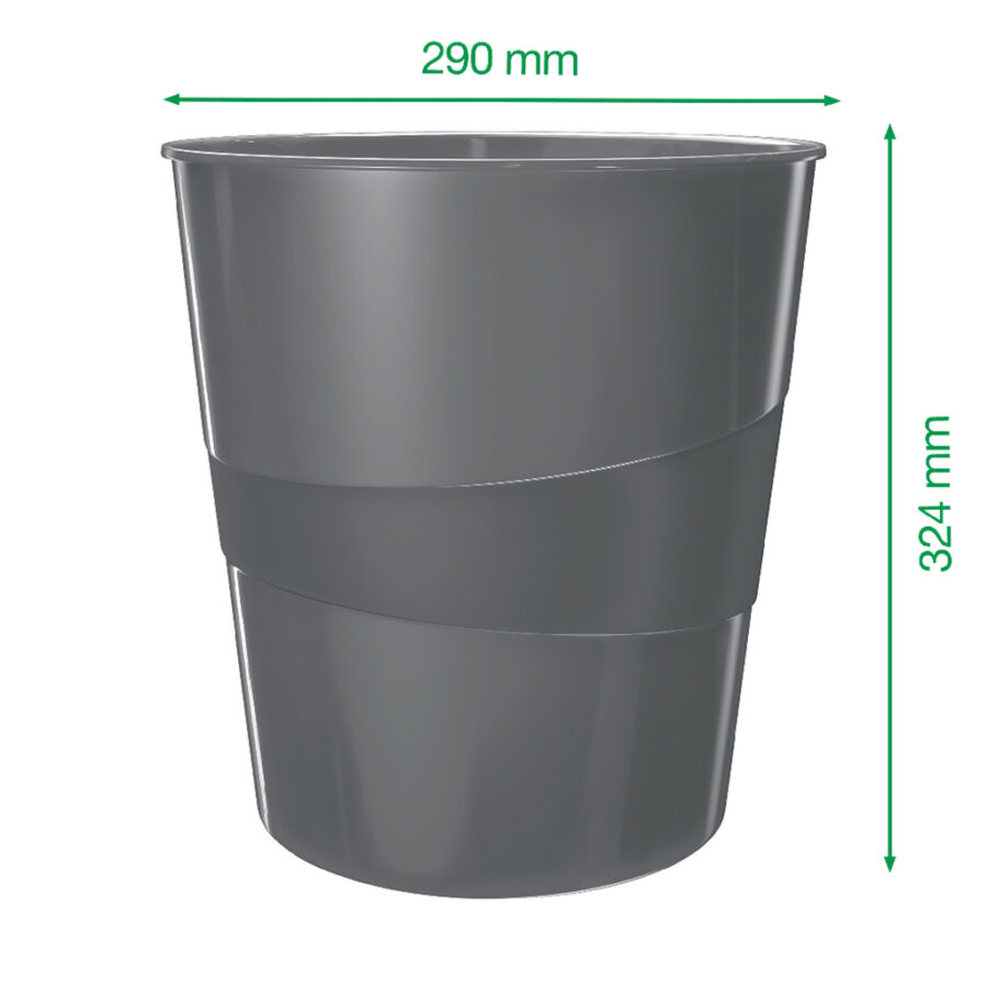 Kôš plastový Leitz WOW 15 ℓ červený - Image 6