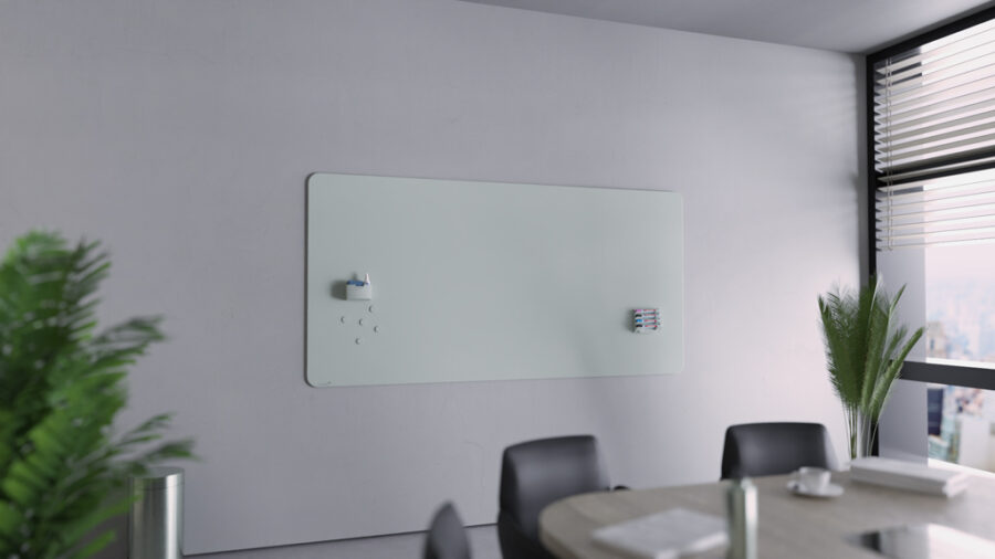 Tabuľa GLASSBOARD matná oblé rohy 100x200, zelená - Image 3