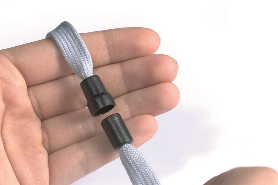 Závesný remienok DURABLE 10mm sivý 10 ks - Image 2