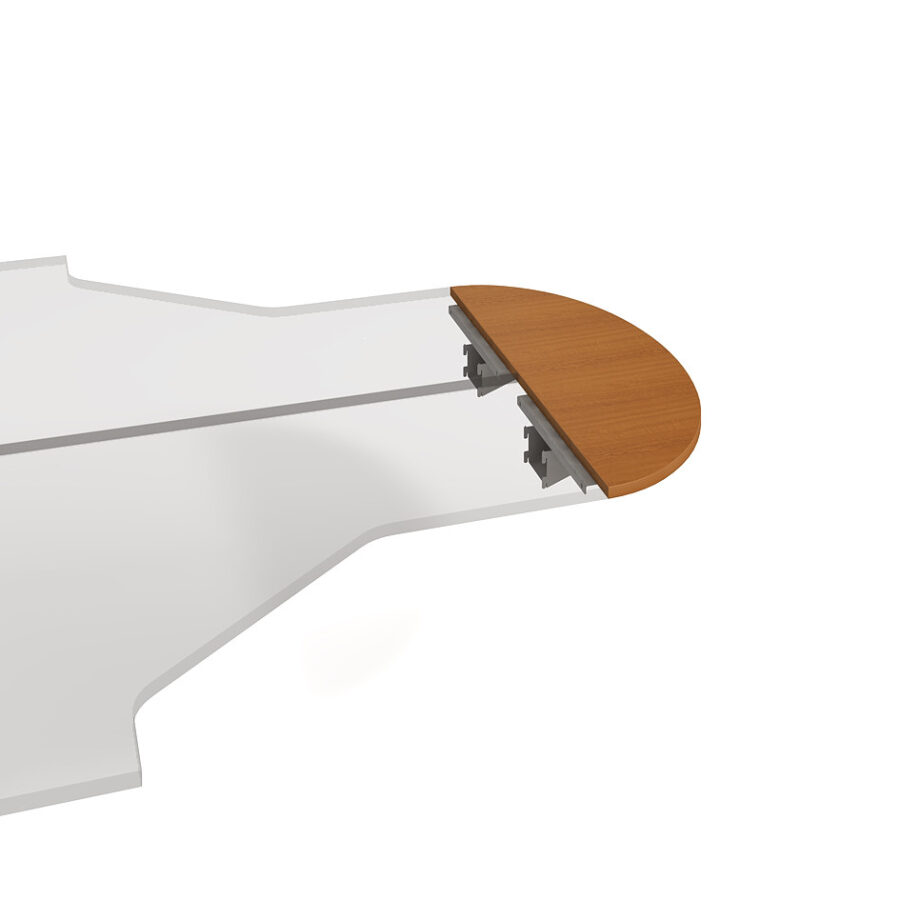 Doplnkový stôl Cross, 120x75,5x40 cm, orech - Image 2