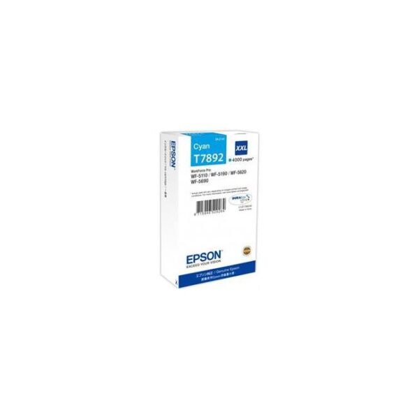 Atramentová náplň Epson C13T789240 cyan XXL pre WF-5620/5690/5190/5000 (4.000 str.)