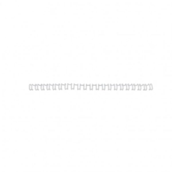 Drôtové hrebene GBC Multibind 21kr. 6mm biele