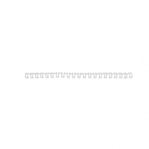 Drôtové hrebene GBC Multibind 21kr. 8mm biele