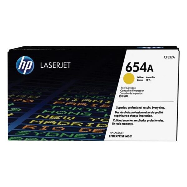 Toner HP CF332A HP 654A yellow (15.000 str.) pre LaserJet Enterprise M651