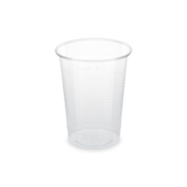 Pohár priehľadný z BIO plastu (PLA) 200 ml (100 ks)