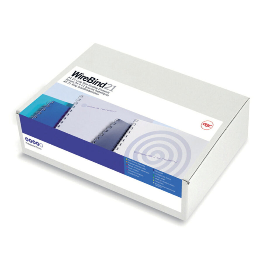 Drôtové hrebene GBC Multibind 21kr.14mm biele - Image 2